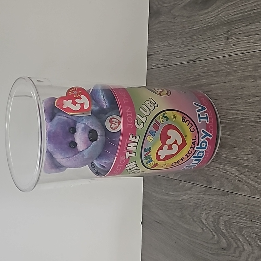 TY Beanie Baby Clubby IV 4 Official Club Collector Kit Mystery Button
